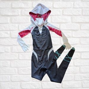 Gwen Stacy Ghost-Spider Spiderverse Costume Kids L 10-12